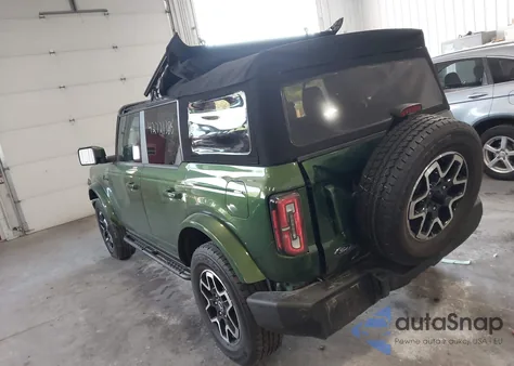 2023 Ford Bronco Outer Banks z USA, uszkodzony, nr VIN 1FMEE5BP6PLB72438